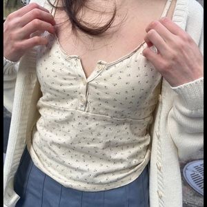 TIFFANY FLORAL TANK Brandy new